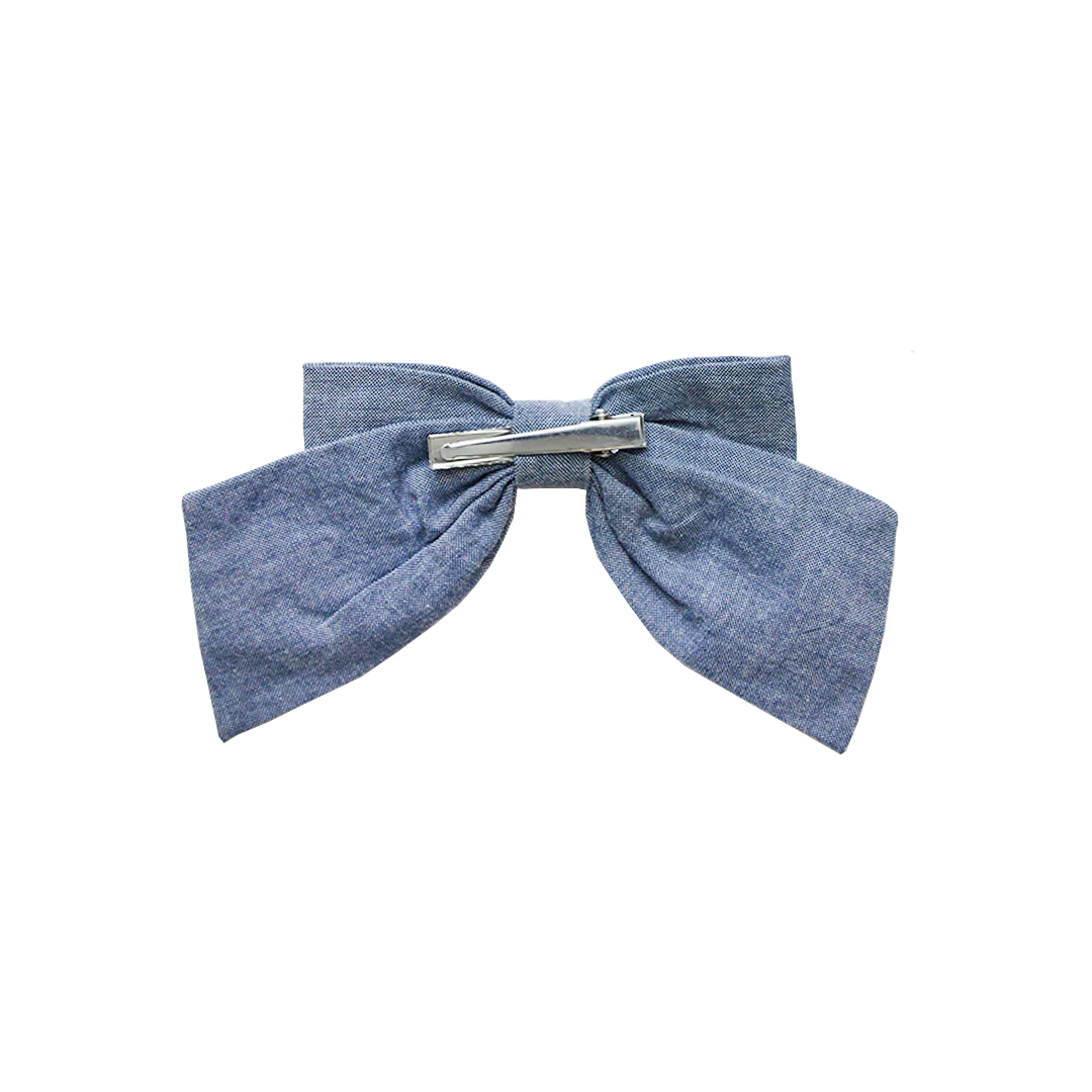 Chambray Bow