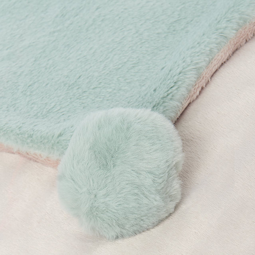 Lake Green Faux Fur Blanket