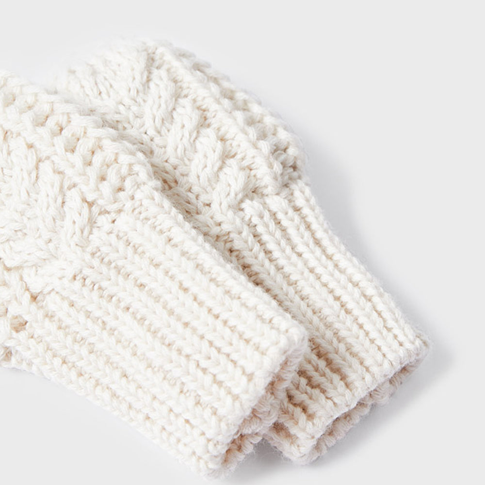 Ivory Ecofriends Hat & Mittens Set