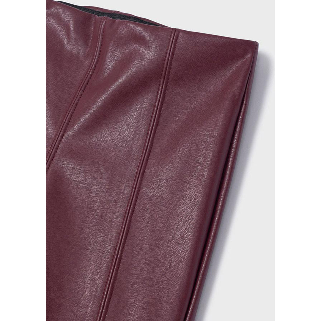 Blackberry Leather Leggings