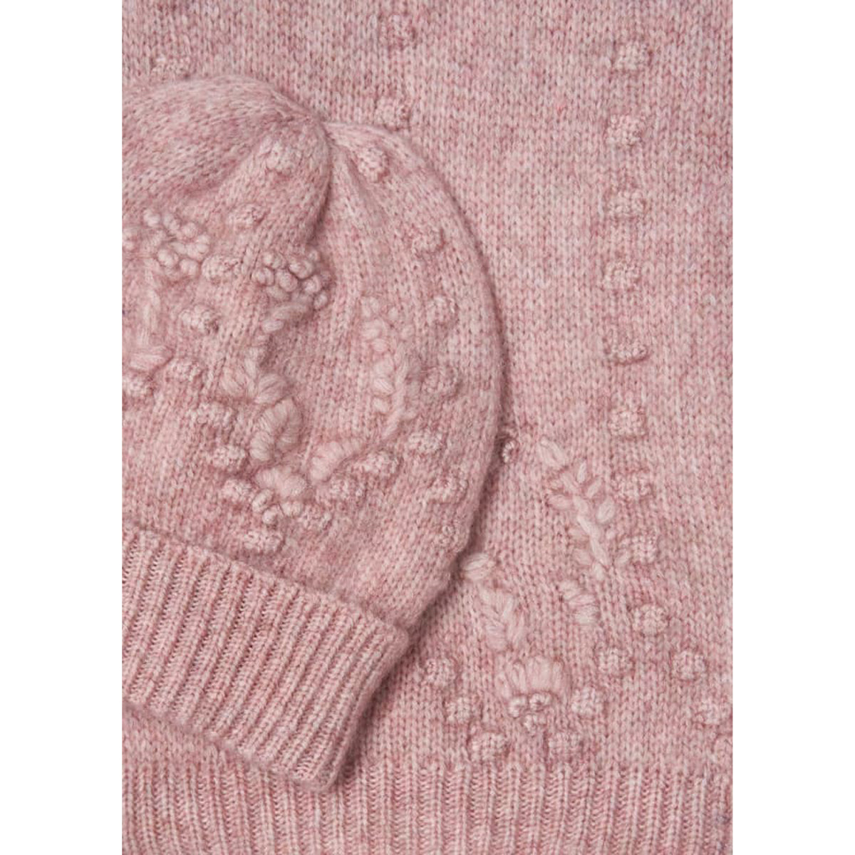 Rose Pink Hat, Scarf, & Gloves Set