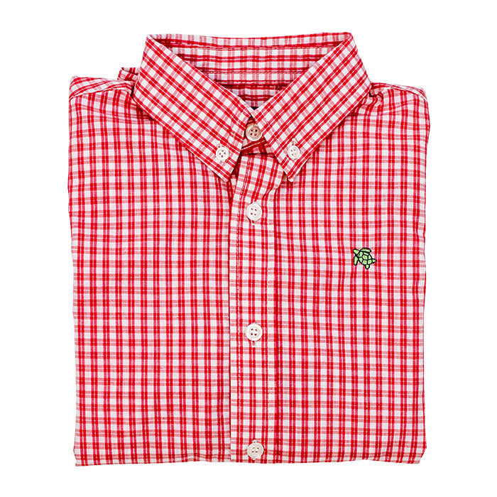 Cardinal Windowpane Button Down Shirt