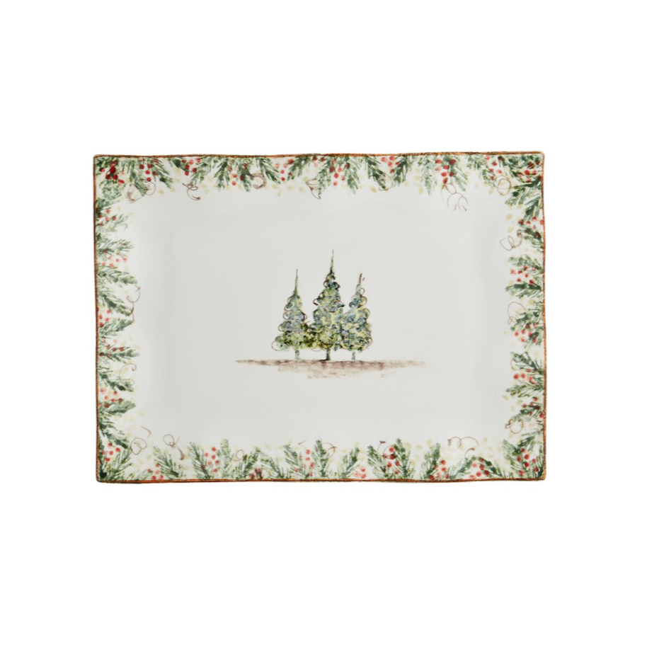 Natale Medium Rectangular Tray