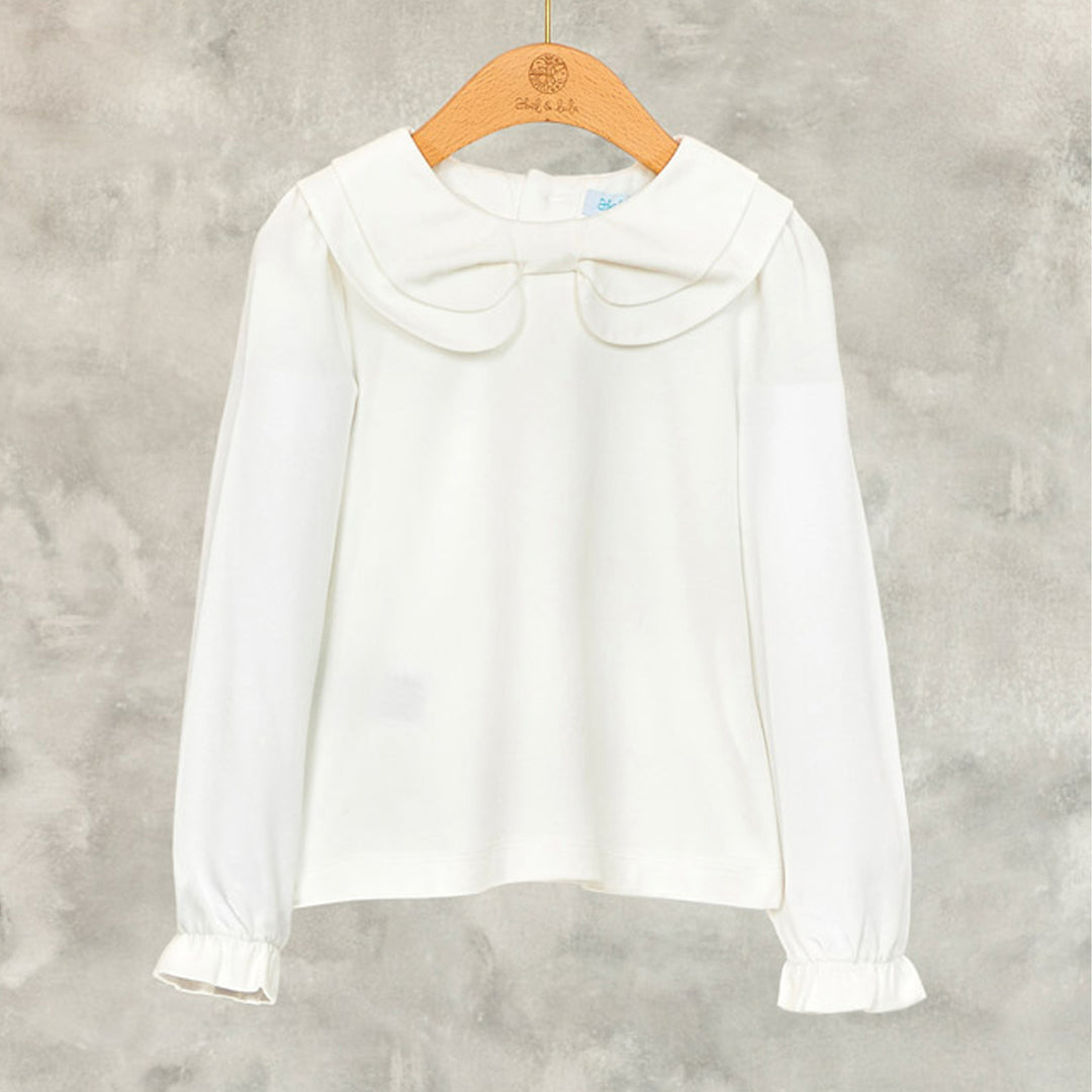 Off-White Long Sleeve Blouse