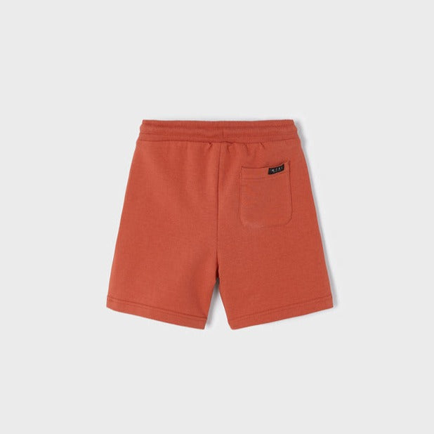 Terracotta Fleece Bermuda Shorts