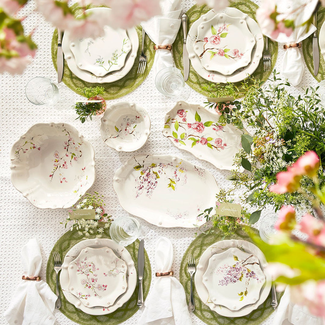 Berry & Thread Floral Sketch Cherry Blossom Dinner Plate