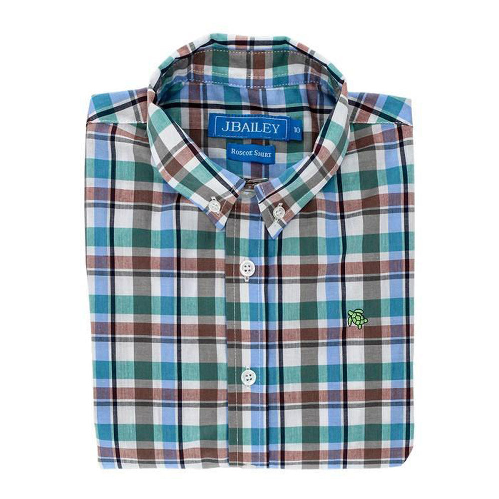 Wood Duck Plaid Button Down Shirt