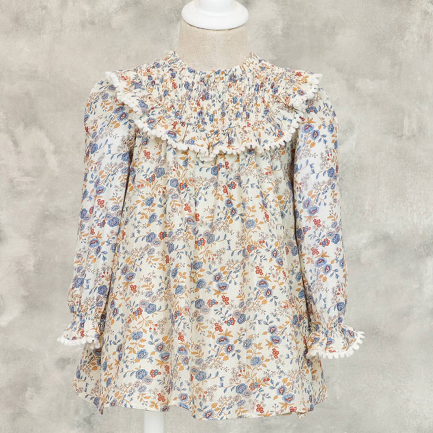 Blue Floral Fantasy Dress