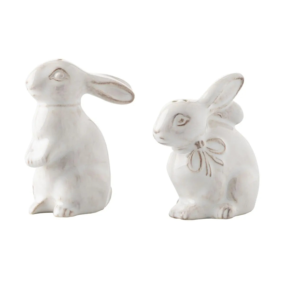 Clever Creatures Napoleon & Josephine Bunny Salt and Pepper Shakers