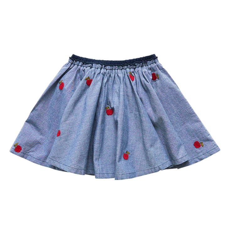 Chambray Apple Gianna Skirt