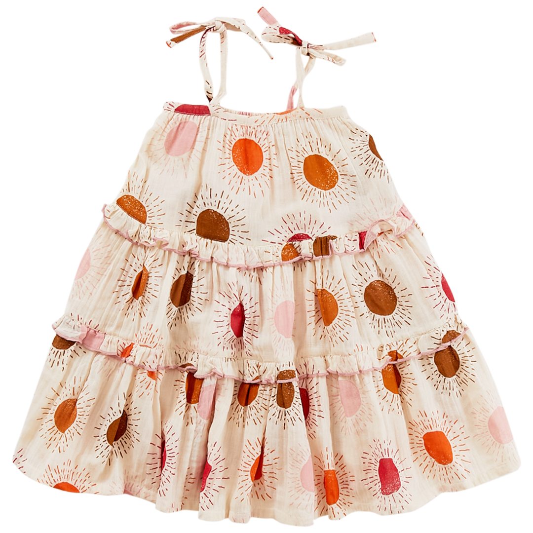 Multi Sunrise Garden Dress