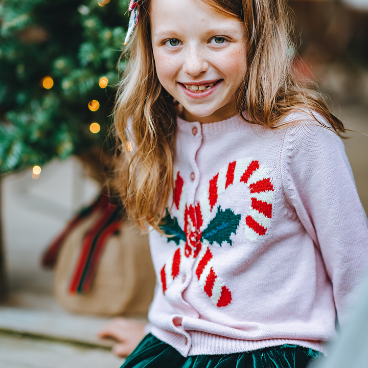 Strawberry Cream With Candy Canes Holiday Sweater