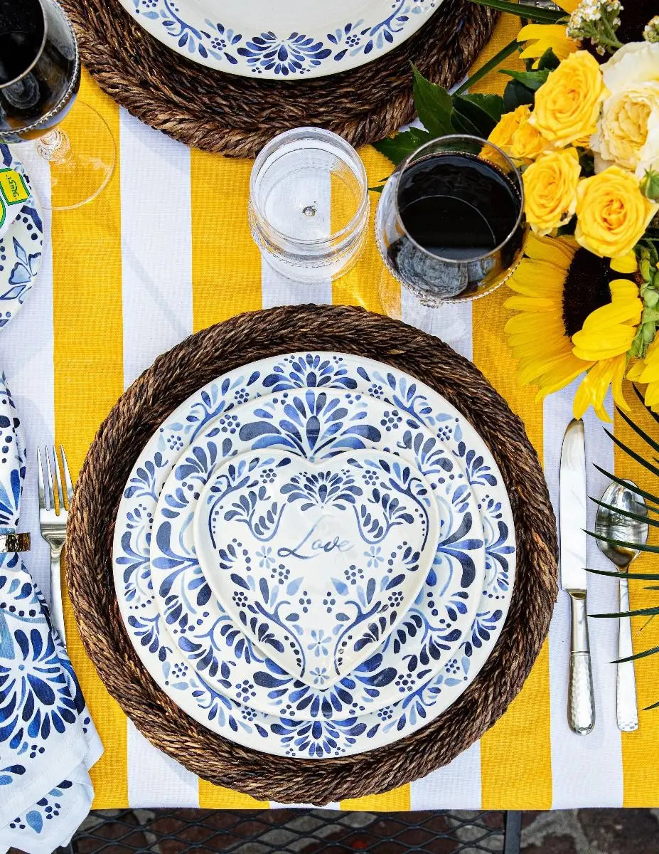 Iberian Indigo Four-Piece Place Setting