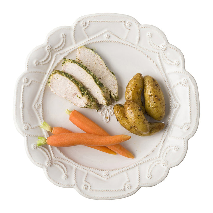 Jardins du Monde Whitewash Dinner Plate