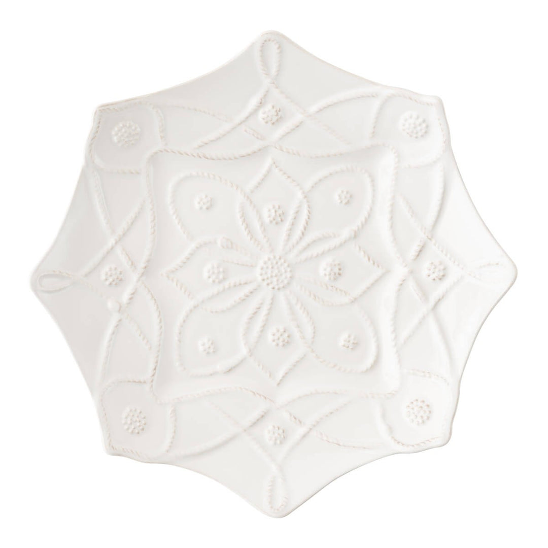 Jardins du Monde Whitewash Alcazar Dessert/Salad Plate