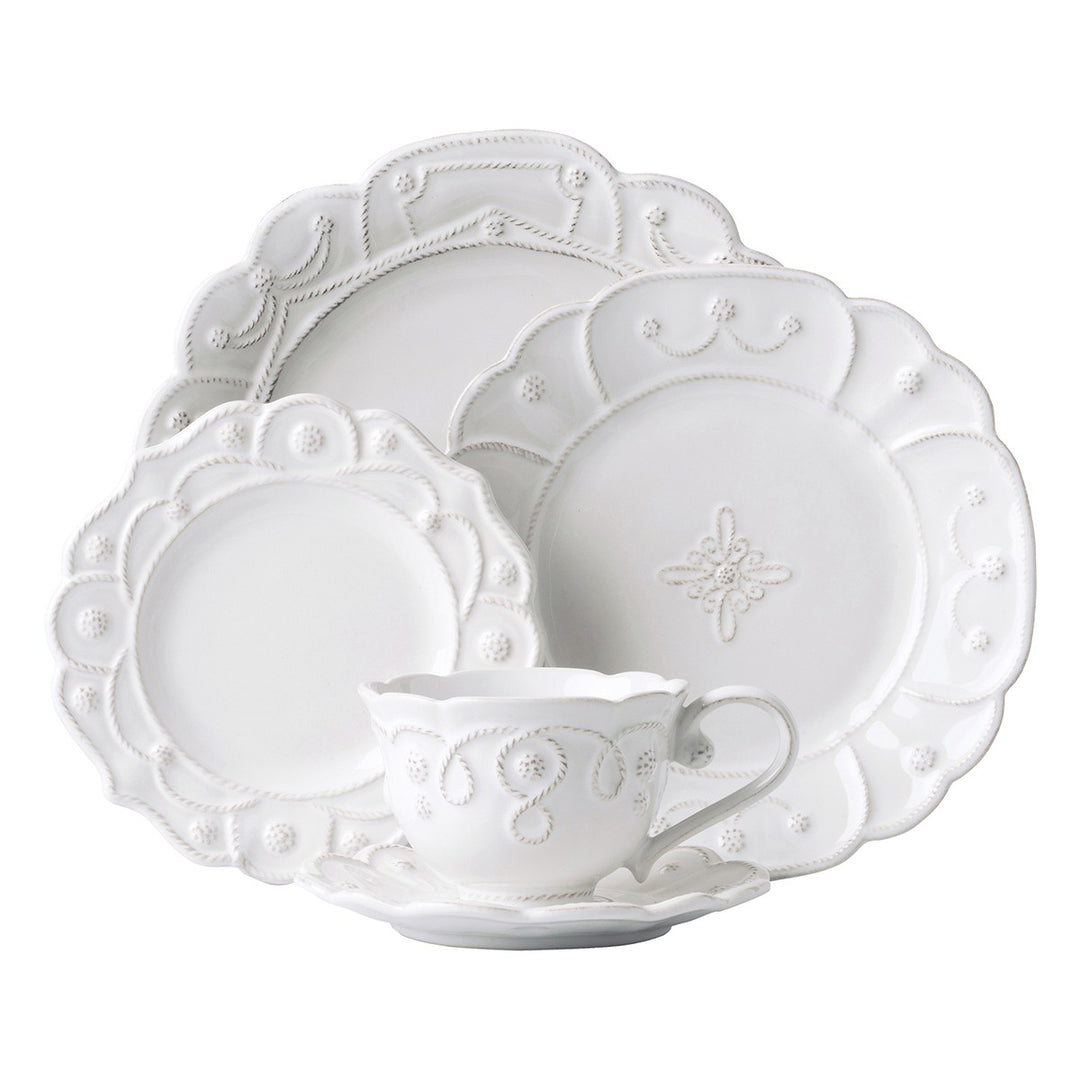 Jardins du Monde Whitewash 5pc Setting