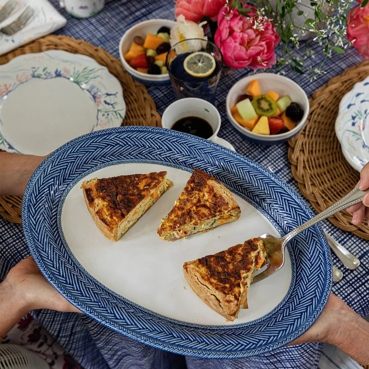 Le Panier White & Delft Blue 17" Platter