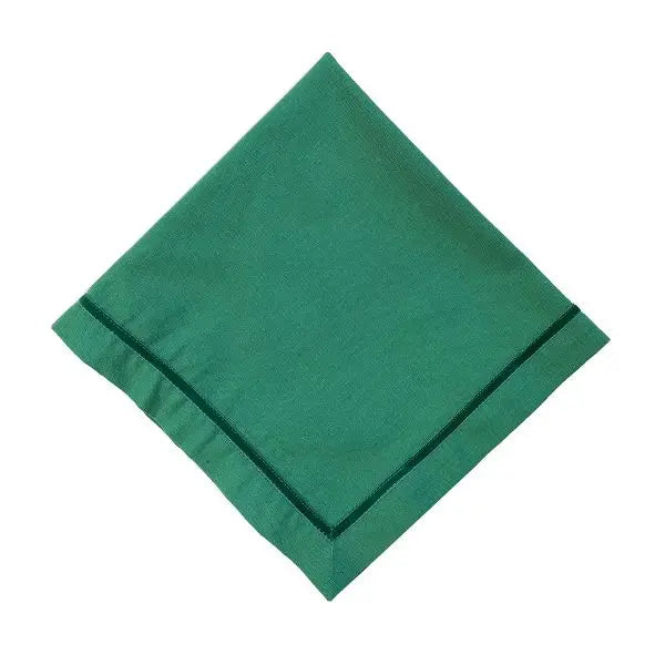 Evergreen Velvet Trim Napkin