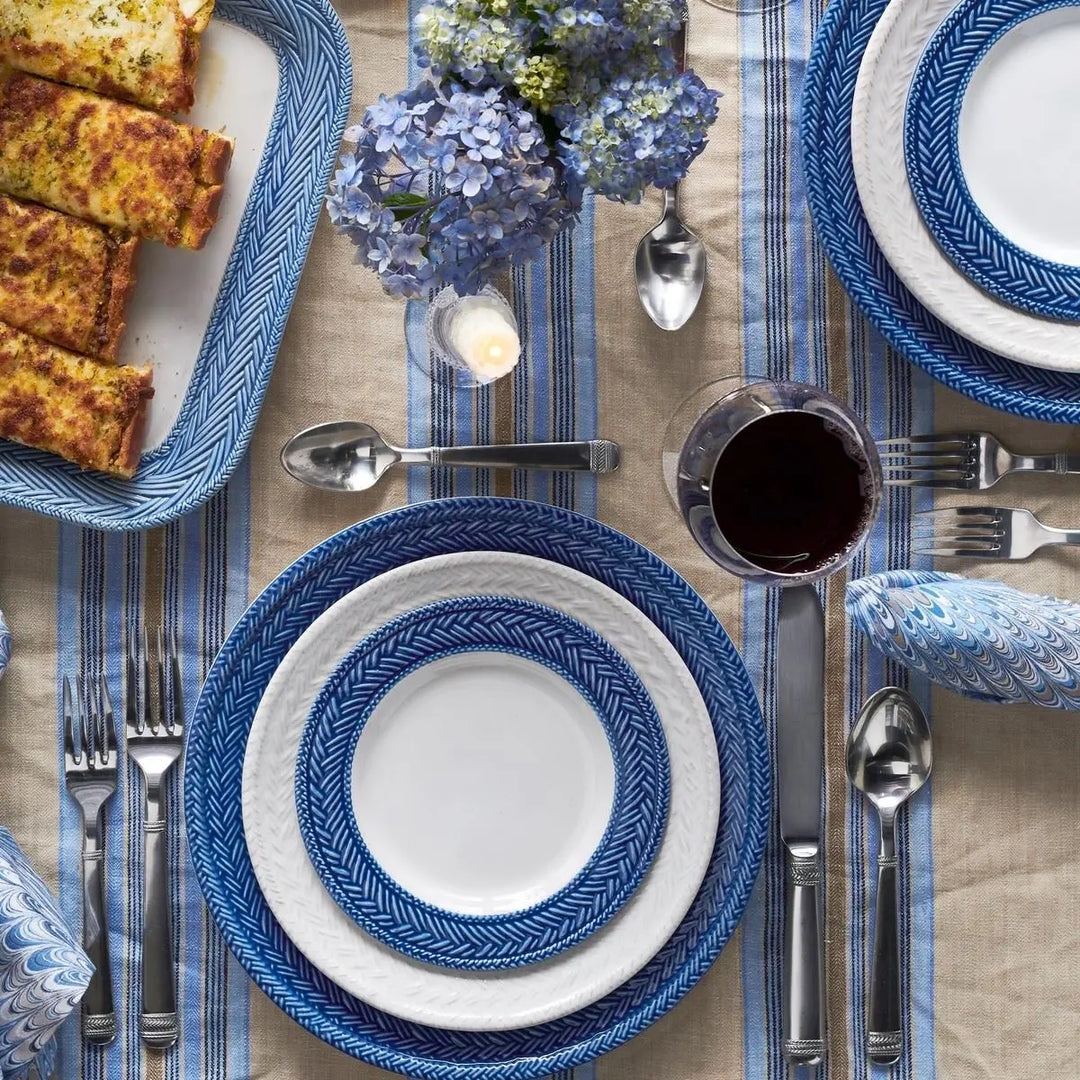 Le Panier White & Delft Blue Dinner Plate