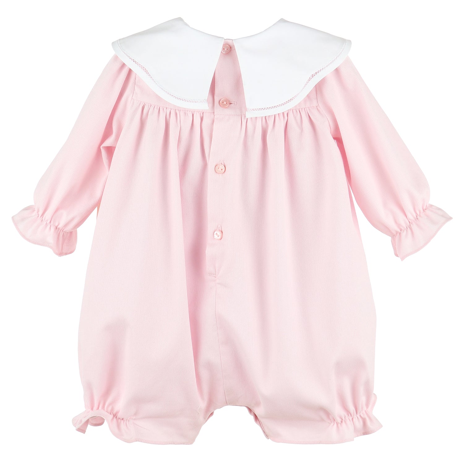 Light Pink Cozy Club Scallop Playsuit