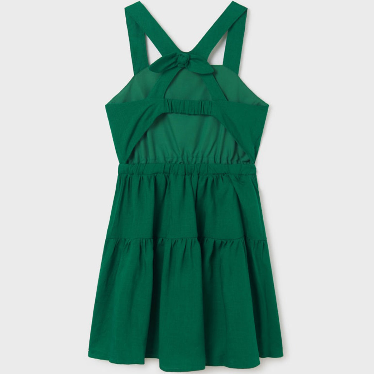 Emerald Linen Dress