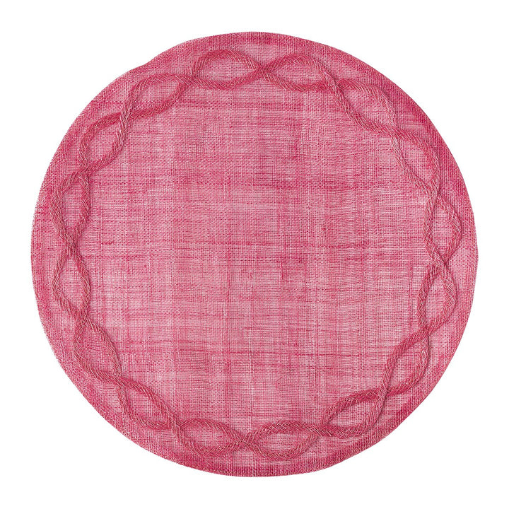 Tuileries Garden Pink Round Placemat