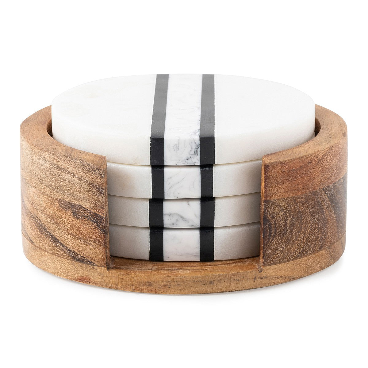 Stonewood Stripe Coaster Set