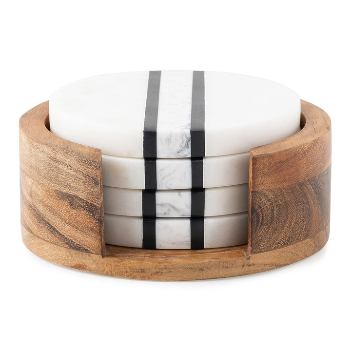 Stonewood Stripe Coaster Set