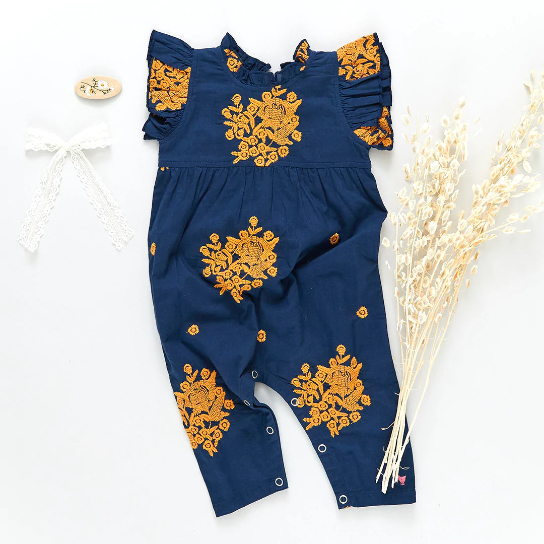 Dress Blues With Inca Gold Embroidery Jennifer Bubble