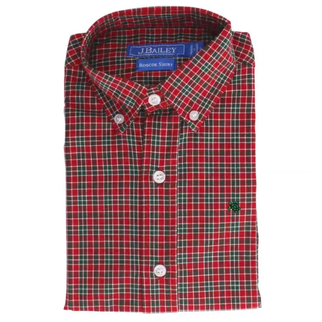 Noel Plaid Roscoe Button Down Shirt