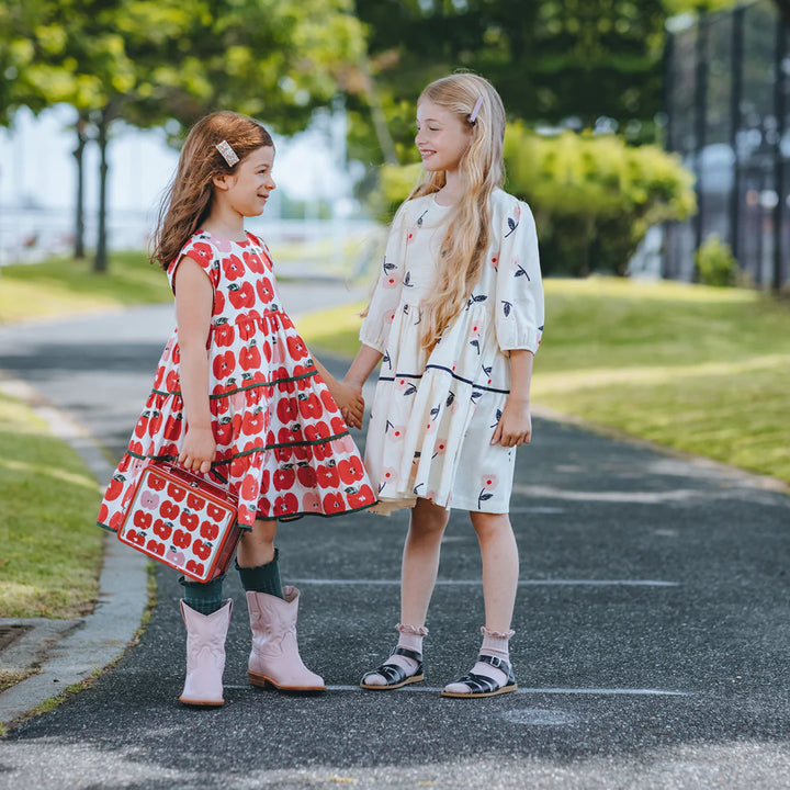 Apple Stamp Peachy Dress