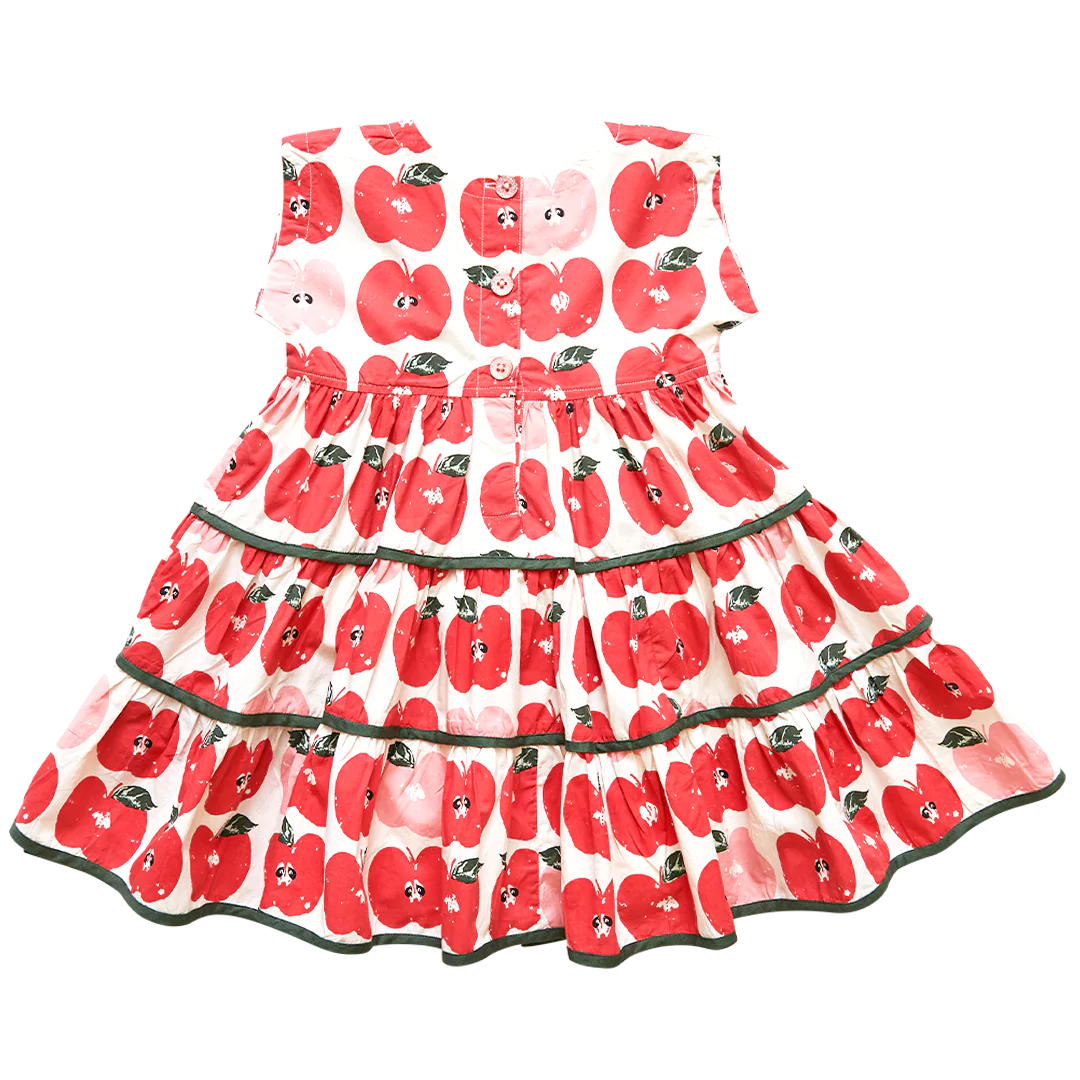 Apple Stamp Peachy Dress