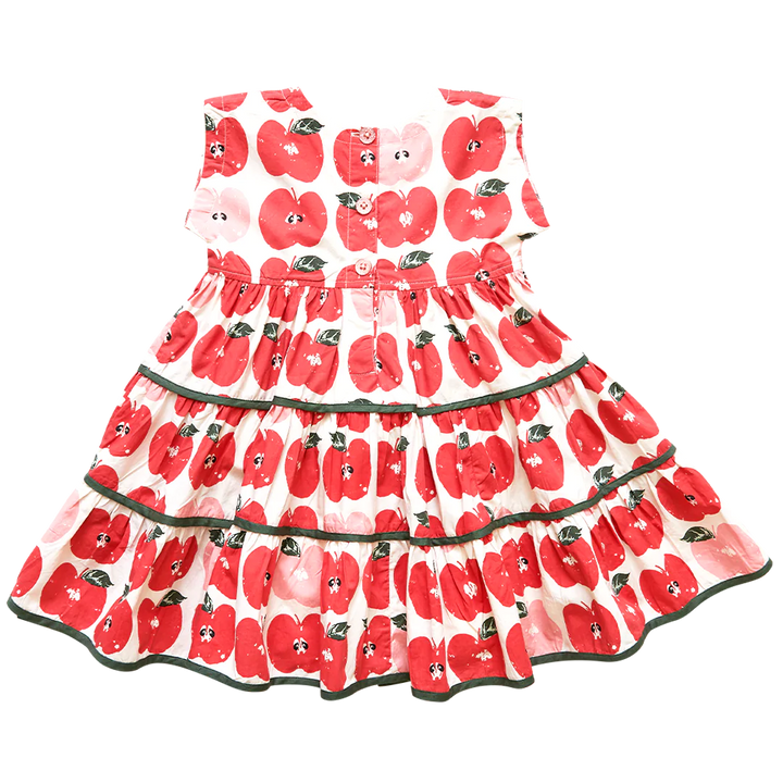 Apple Stamp Peachy Dress