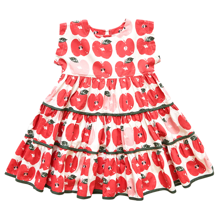 Apple Stamp Peachy Dress