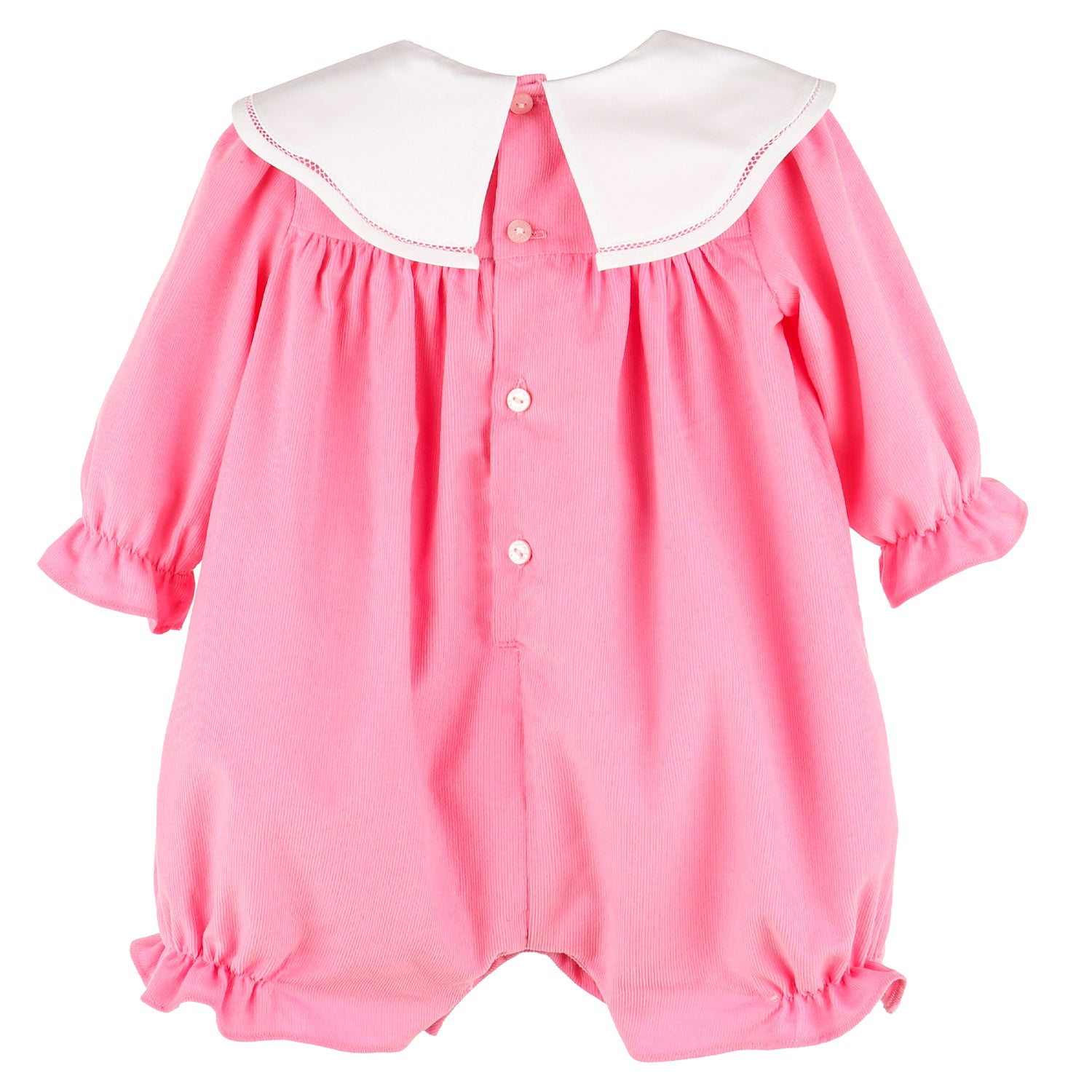 Pink Cozy Club Scallop Playsuit