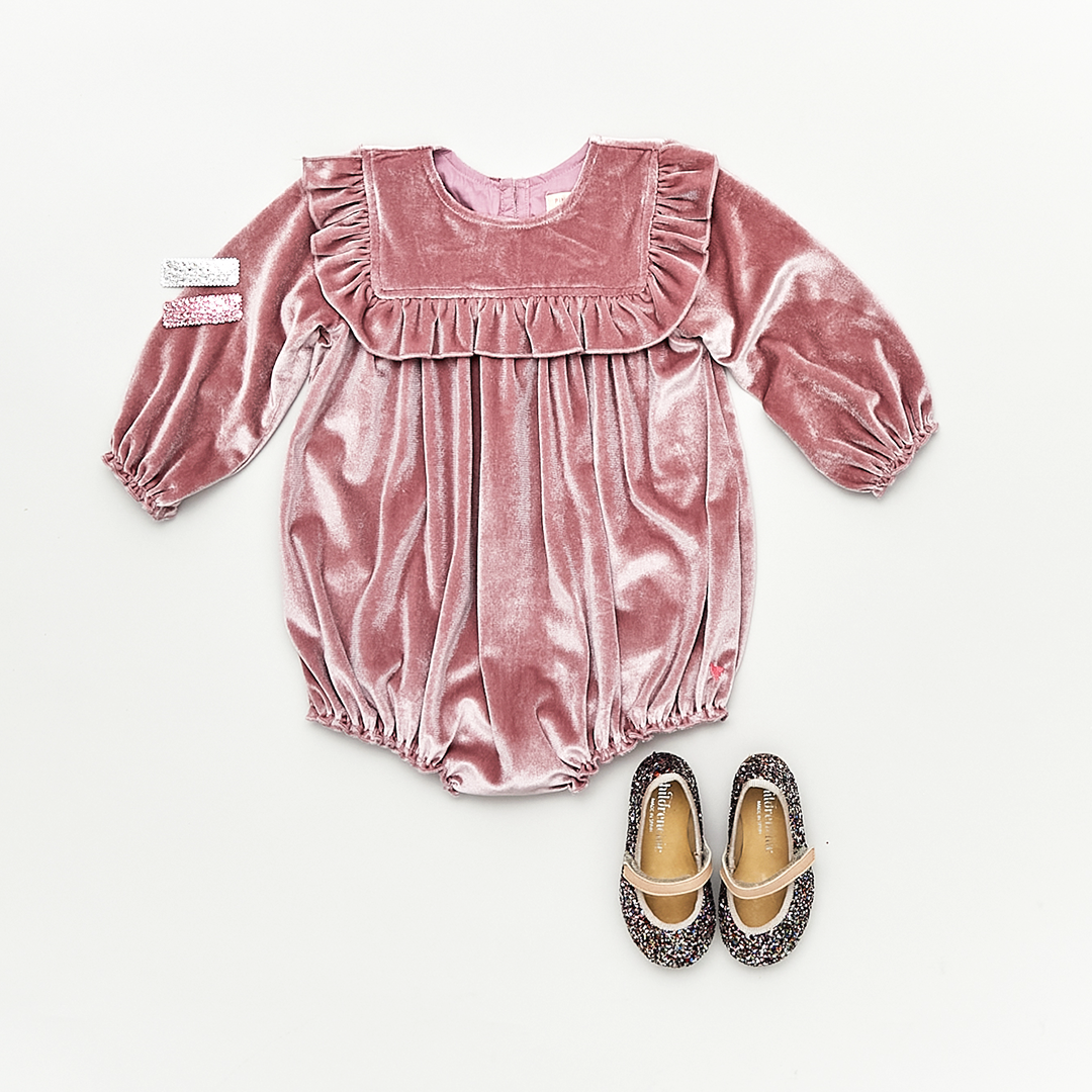 Blush Velour Quinn Bubble