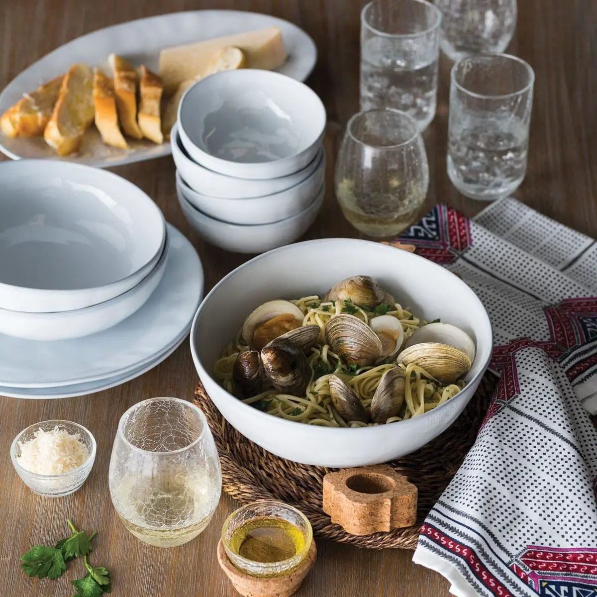 Quotidien White Truffle Coupe Pasta/Soup Bowl