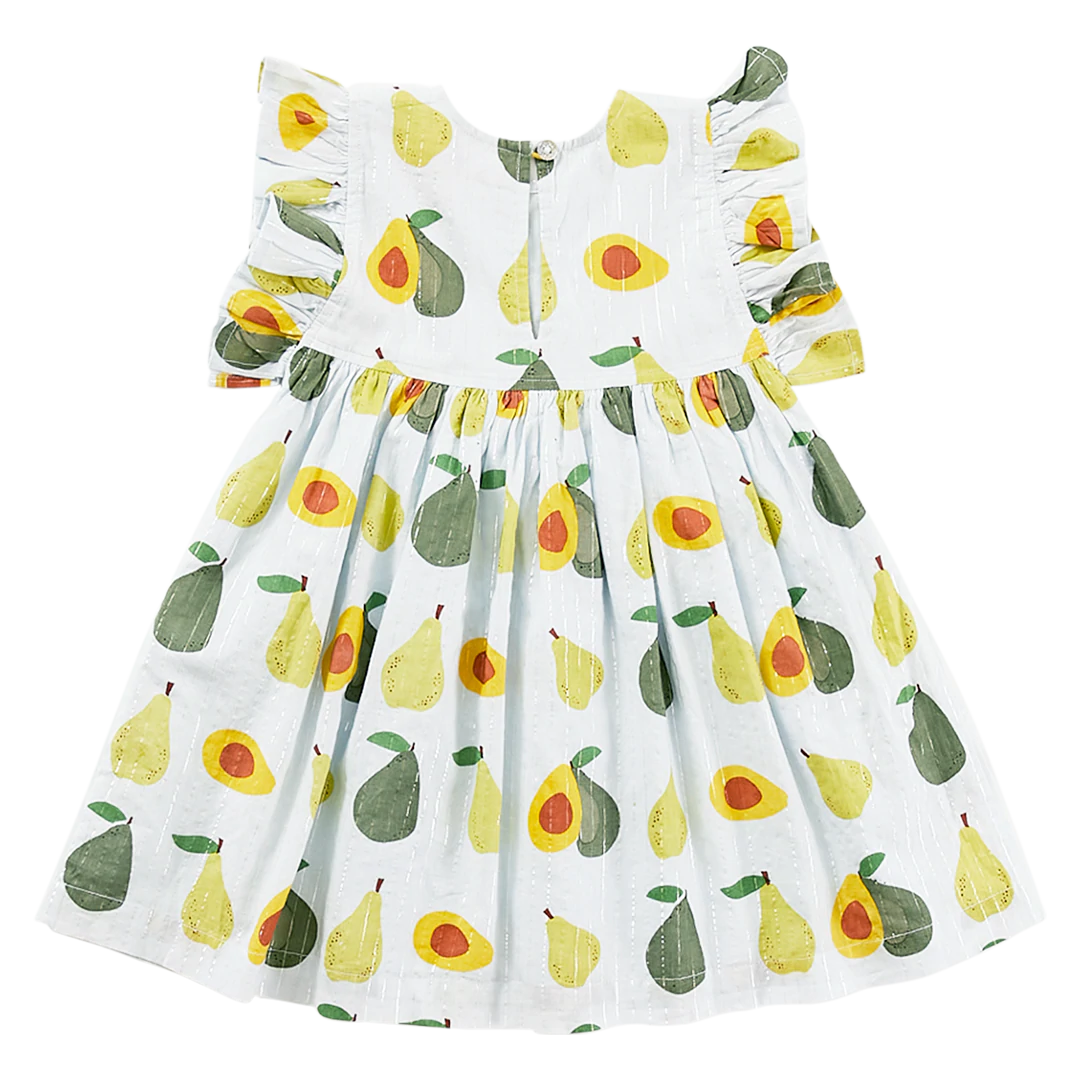 Wan Blue Avocado Pear Sarita Dress