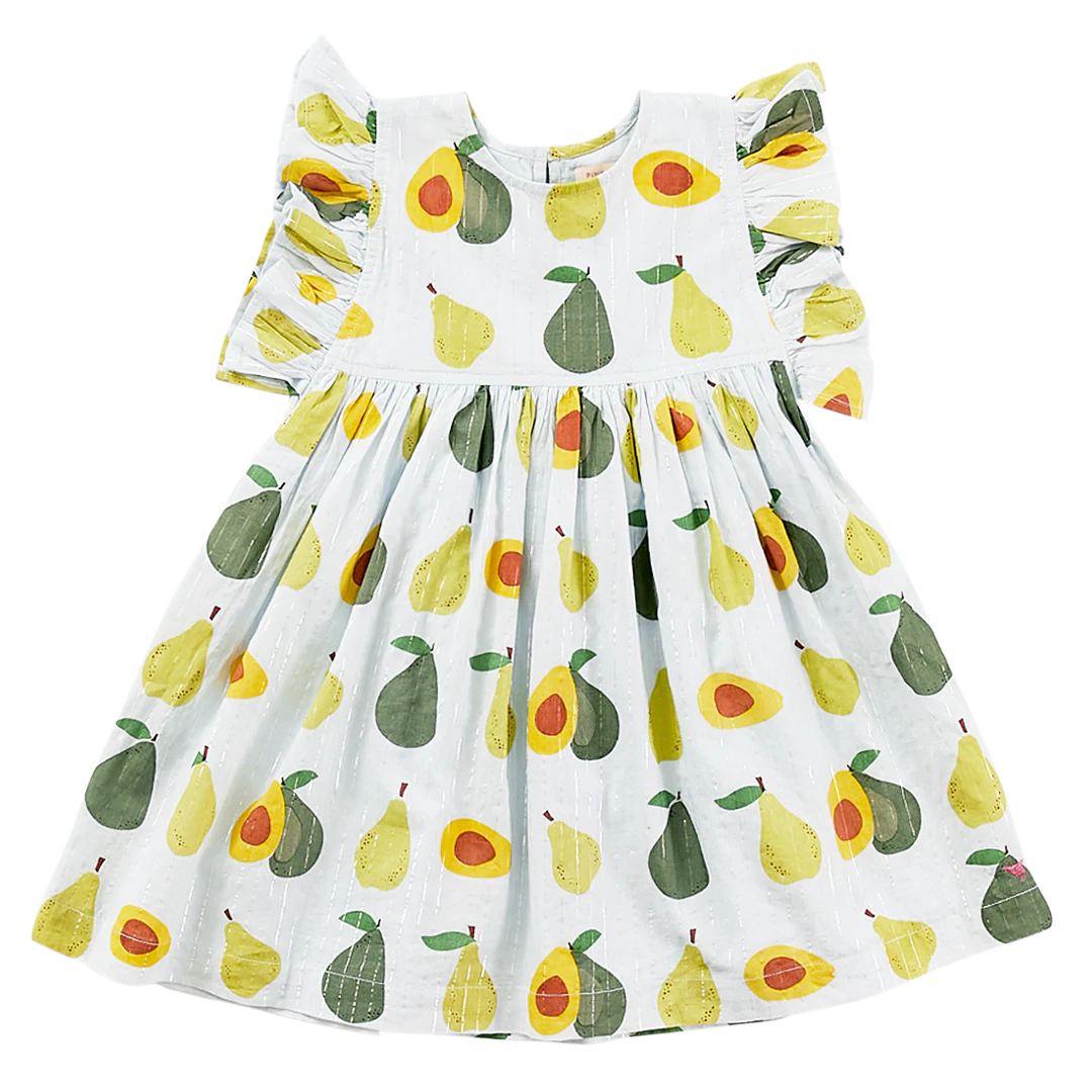 Wan Blue Avocado Pear Sarita Dress