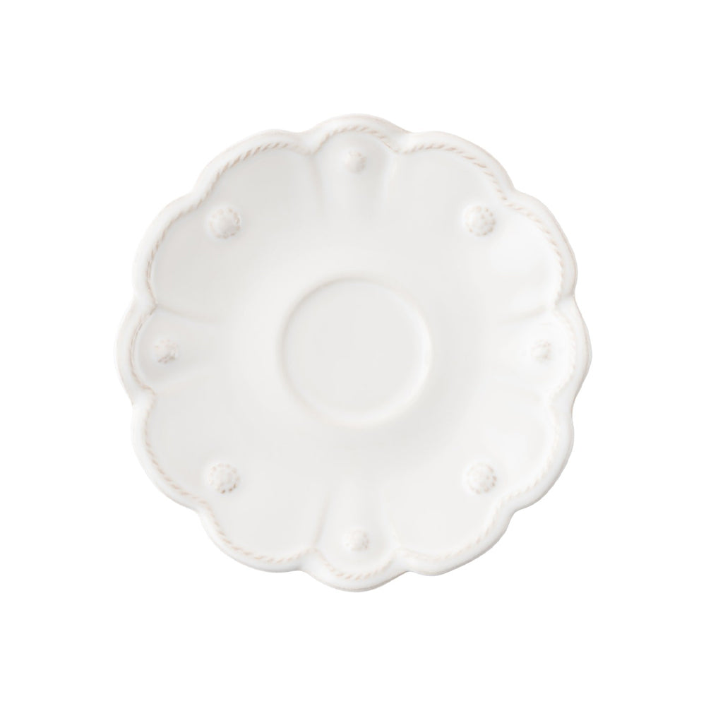 Jardins du Monde Whitewash Saucer