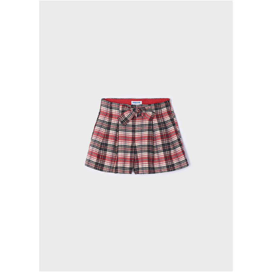 Red Checkered Shorts