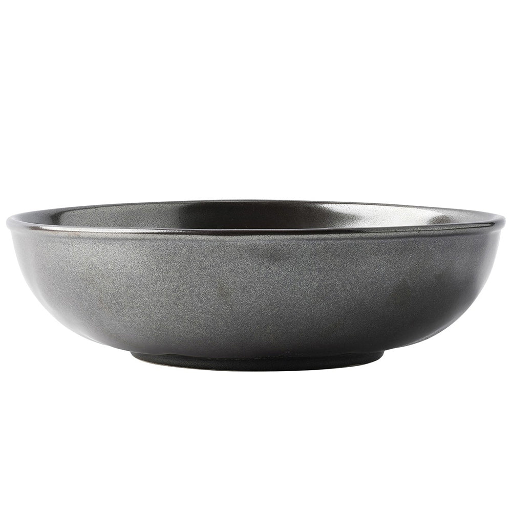 Pewter Stoneware Coupe Pasta/Soup Bowl