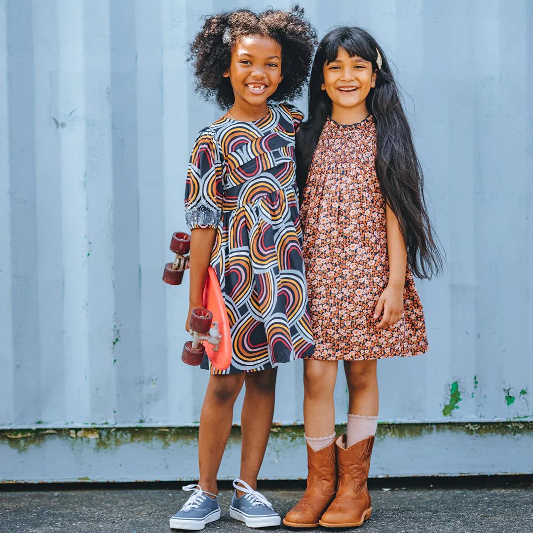 Dress Blues Rainbows Evelyn Dress