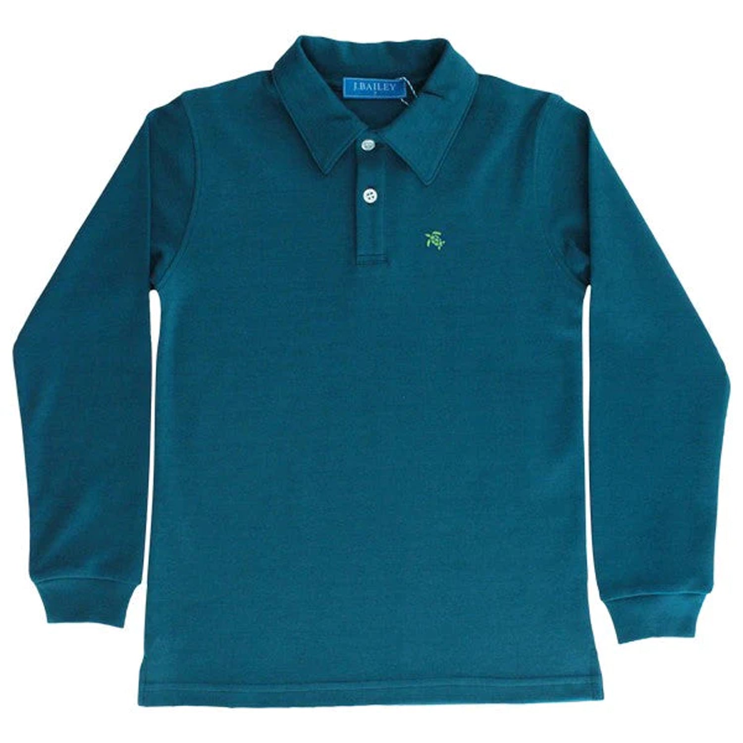 Teal Long Sleeve Harry Polo