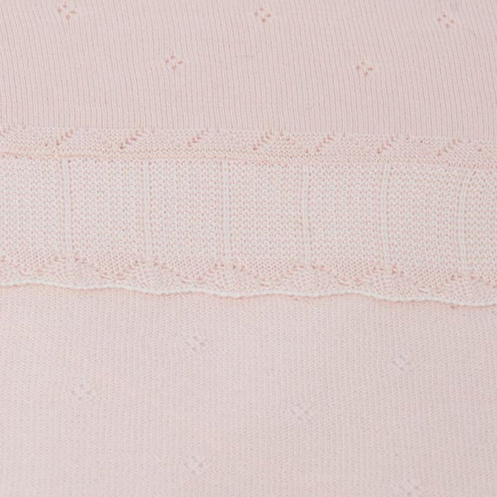 Baby Rose Ruffled Knit Blanket