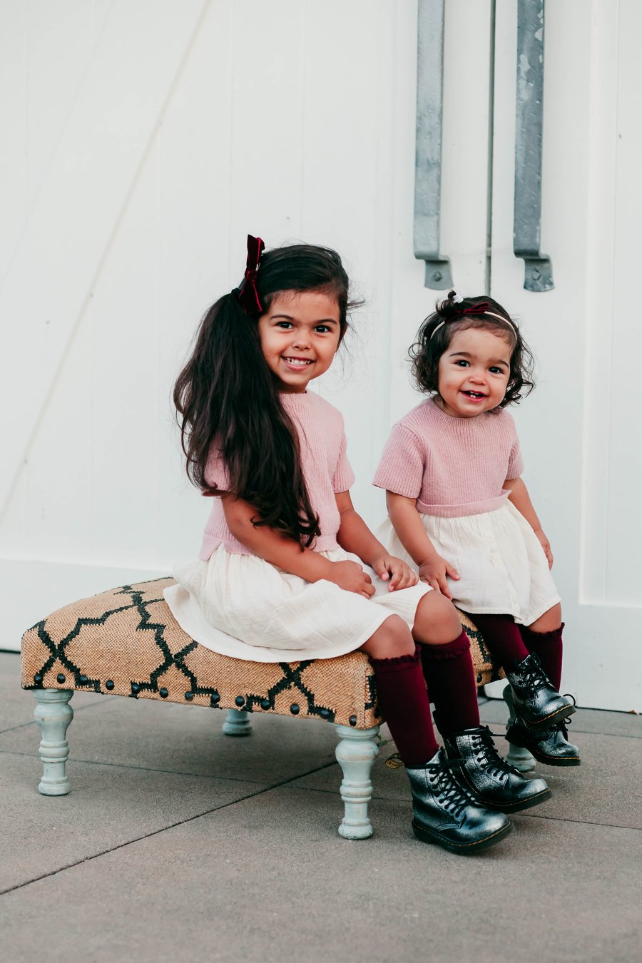 Wine Lace Top Knee Highs